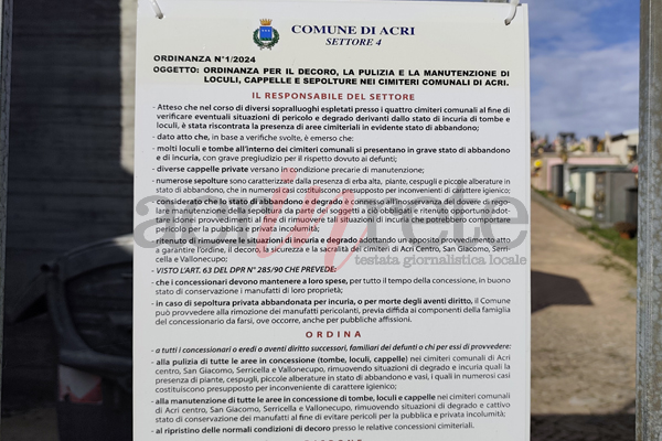 Foto &copy; Acri In Rete