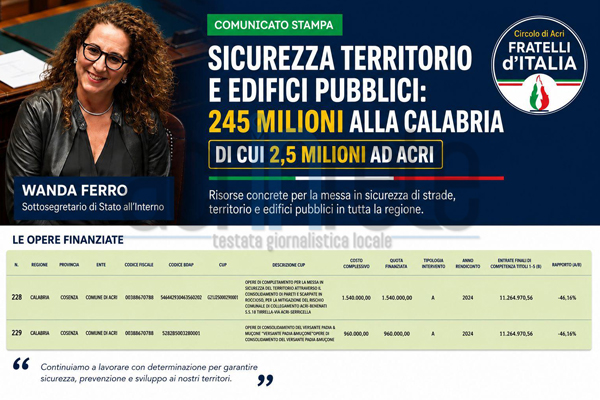 Foto &copy; Acri In Rete