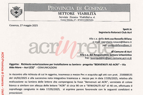 Foto © Acri In Rete